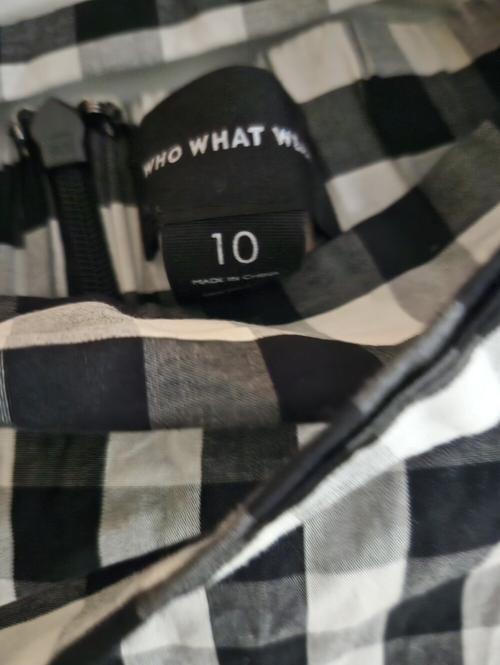 Who What Wear.. Black and White  Circle Skirt - Picture 4 of 8